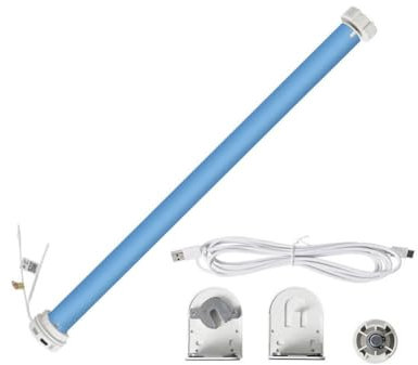 Puleuroy Matter Over Thread Smart Roller Shade Blinds Motor Eingebauter für 38mm Rohr App