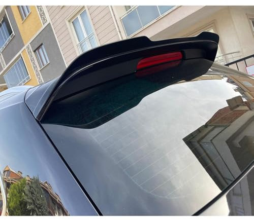 Oneway Dachspoiler (Cap) kompatibel mit Volkswagen Tiguan II R-Line 2016-2020 - Version 2 - Schwarz glänzend