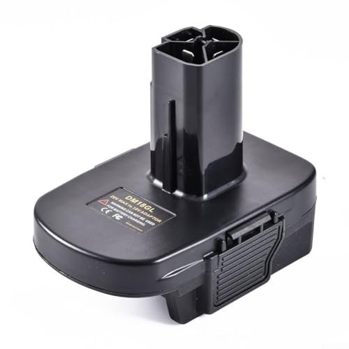 HomeVortex DM18GL Battery Adapter For DEWALT 18V-20V & 18V To For CRAFTSMAN 19.2V Power Tools Conversion Compatible Plastic Black 12X10x10cm Easy Install
