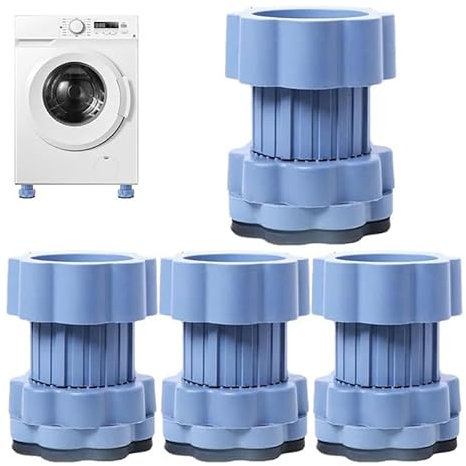 Universal Multi-Functional Heightening Pads for Washing Machine Base and Refrigerators, Anti-Slip, Shockproof, Moisture-Proof and Silent, Anti-Slip Base Washing Machine Stabilizer Pads (1 Set(4 PCS))