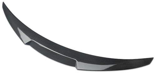 Heckspoiler Spoilerlippe lippe für BMW F10 F11 F18 M5 5 Serie 2011-2017, Sport Heckspoiler Lippe Flügellippe Rear Spoiler Wings Tail Rear Trunk Lip Zubehör ABS Schwarz Glanz