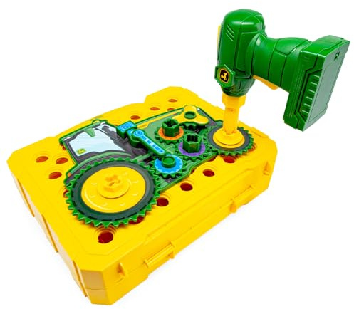John Deere Build-A-Buddy Activity Board Toy - LP87316 | Take-Apart Play, Interactive Farm Toys, Fine Motor Toy, Toddler Activities, Sensory Toy, Ages 18 Months+