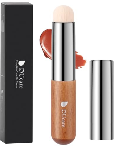 DUcare Lippenpinsel mit Kappe, Mini-Lippen-Make-up-Pinsel