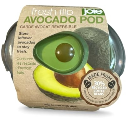 Joie Eco-Friendly Avocado Storage Pod - BPA-Free, Dishwasher Safe, Freshness Keeper for Halves & Wedges