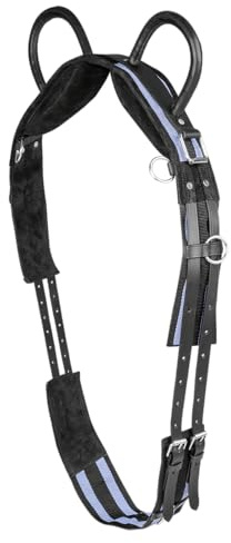 WALDHAUSEN Longiergurt mit Zwei Handgriffen, SH, schwarz/grau
