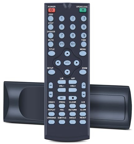 Snrigw Replacement Remote Control Fit for Majority DVD CD player Scholars SCH-DVD-BLK UK