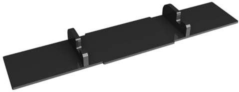 Gettimore Acrylic Desktop Stand Base for PS Portal, Compatible with 9.7 Inch Tablets and Wireless Keyboards, Extended Dual Card Slots, Black