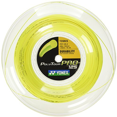 Yonex Saitenrolle Poly Tour Pro, Gelb, 200 m, 0195220121200010