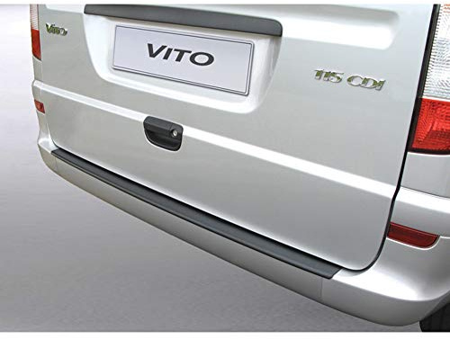 RGM RBP275 Ladekantenschutz Hinten Kompatibel mit MERCEDES-BENZ VIANO W639 | kompatibel mit Mercedes Viano/Vito 2003-2014 Schwarz