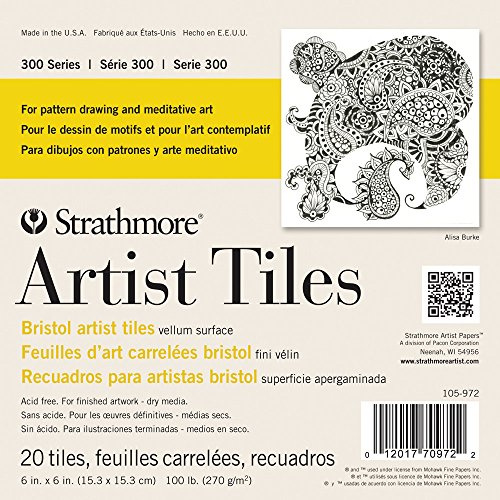 Strathmore Artist Tile Pad Bristol Vellum