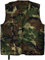 Outdoor Jagd- Angler Weste mit vielen praktischen Taschen� Farbe Woodland Größe 3XL