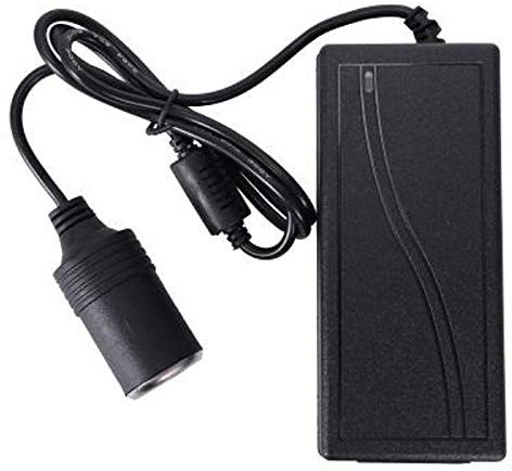 Cargador Coche Mechero 12V 10A 10000mA 120W vs Cable Alimentacion 220V 12V Para Nevera Frigorifico Congelador Frezee Compresor Minicompresor de Aire Aspiradora