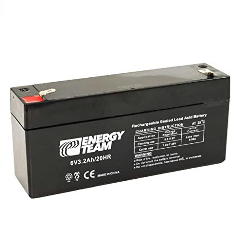 Batteria ermetica ricaricabile al piombo 6V 3,2Ah EnergyTeam ET6-3,2