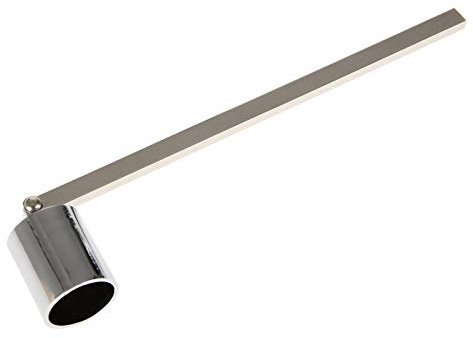 MUXSAM Kerzenlöscher, Kerzenlöscher, Dochtlöscher, Zubehör mit langem Griff, Edelstahl, Kerzenlöscher für die meisten Kerzen Silber