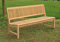 Linder Exclusiv Stabile Gartenbank Kingsbury - Premium Teak ohne Armlehnen 180 cm