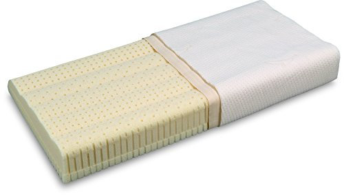 Werkmeister flaches Latex Nackenkissen L 8 niedrige Höhe - auch ideal für Wasserbetten oder auch Kinder - NEU Versand in blauer Stofftasche (nicht mehr im Polybeutel)!!!