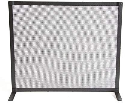 Protector de chispas de hierro forjado para chimenea, 60 cm