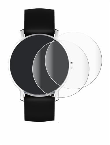 BROTECT 2 Stück Full-Cover Schutzfolie für Nokia Activité Steel HR (36 mm) Full-Screen Displayschutz-Folie [3D Curved, Kristall-Klar]