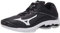 Mizuno Wave Lightning Z6 Damen Volleyball-Schuh, Schwarz/silberfarben, 41 EU