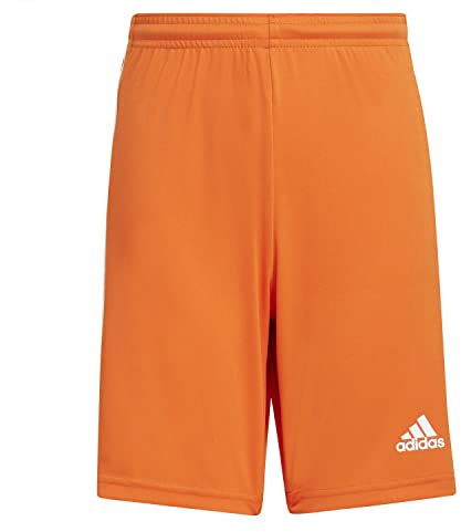adidas Jungen Squadra 21 Shorts, Team Orange / White, 7-8 Years