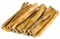 Kaureks Natur Pferdekopfhaut Stangen 800g (Gold) ca. 25-30 cm natürliche Zahnpflege für Hunde, wie Pferdeknochen