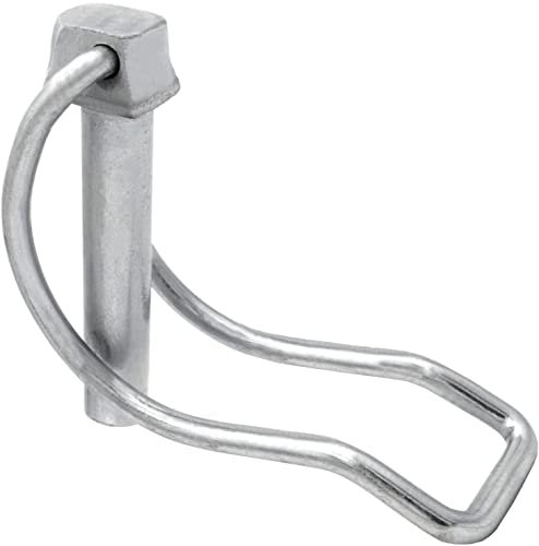 Design61 2X Rohr-Klappsplint Klappstecker 8 x 50 mm galv. verzinkt