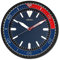 Seiko Clocks Wall Clock with Blue Dial and Silent Sweep QXA791J