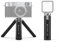 Mini treppiede, K&F Concept MS06 Treppiede 10.5cm in Alluminio, per Fotocamera,Smartphone, luci, stabilizzatori, Carico massimo 20kg