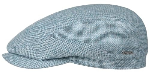 Stetson Taleco Schirmmütze Flatcap Uni einfarbig Made in EU Damen Herren Sommer Winter