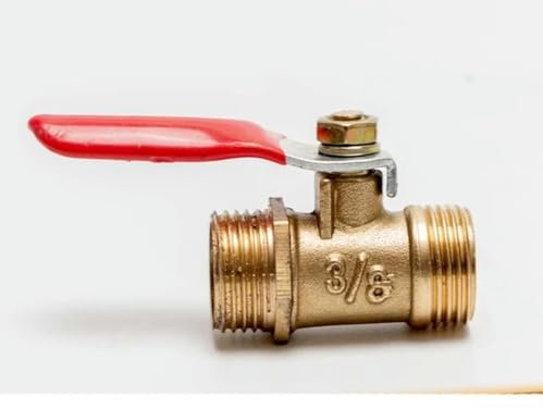 1/8 1/4'' 3/8'' 1/2'' Messing-Kugelhahn, Innen-/Außengewinde, Messing-Ventilanschluss, Verbindungsstück, Kupferrohrverschraubung, Kupplungsadapter-6