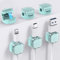 AhaStyle Magnetischer Kabel-Organizer [1s Schloss] 6 Pack Kabel Kabelhalter Clips Starke Klebstoff Kabel Kabel Keeper Verstecken Draht Kabel Organizer für Nachttisch Küche Auto Büro (Blau)