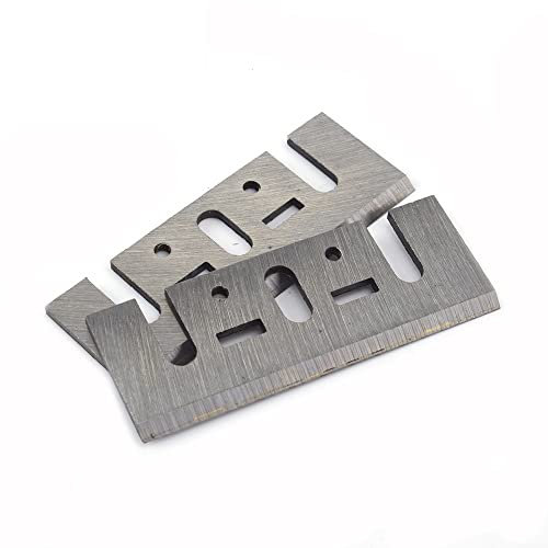 2 pièces 80x29x3mm lames de rabot électrique lames de couteau de rabot for Bosch, for Hitachi, for Black & Decker, for Ryobi