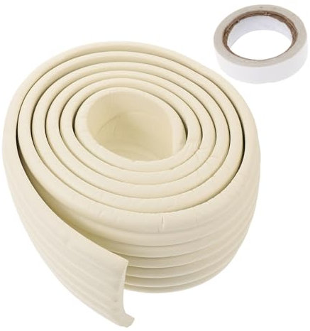 KONTONTY Etagenbettleiter Abdeckung Selbstklebend 2-lagiges Polster Schützt Leiterstufen Rutschfest Komfortabel Weiß Für Etagenbetten