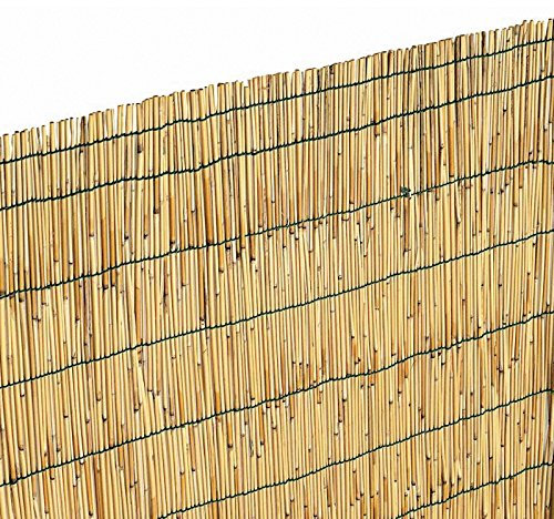 Canniccio Arella Stuoia Cannette Ombra Recinzione Esterno Rilegata 150x300cm EV