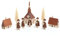 Rudolphs Schatzkiste Tischdeko Kurrende BxHxT(Kirche) ca 7x11x7 cm NEU Kurrende Kirche Weihnachten singen Sänger Sternträger Seiffen Erzgebirge Gotteshaus