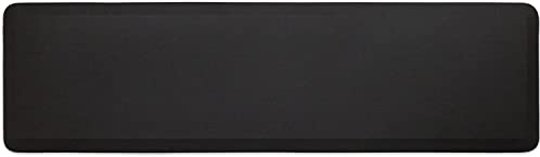 GelPro NewLife Designer Comfort Ergo-Foam Cushioned Anti-Fatigue Kitchen Floor Mat, Stain-Resistant, Waterproof, Non-Slip Padded Desk/Office Mat, 20 x 72, Grasscloth Charcoal