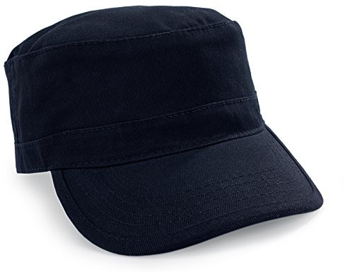 4sold Kapitänsmütze Army Military Baseballmütze Sport Unisex Mütze Army Destroyed Cap Fidel Castro Kuba Style Fullcap im Military Camouflage Angeln (Nave)