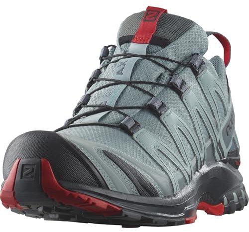 Salomon Xa Pro 3d Gore-tex, Traillaufschuhe Herren, Lead Black Barbados Cherry, 47 1/3 EU