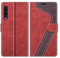 MOBESV Hülle für Samsung Galaxy A50 Handyhülle, Lederhülle mit Kartenfach, Klapphülle mit Ständer, Flip Case Handytasche Schutzhülle, Modisch Rot