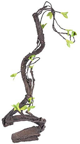 Reptilien künstliche Pflanzen flexibel biegbar künstliche Baum Rebe Dschungel Reben Terrarium Käfig Lebensraum Dekor für Eidechse Spinne Chamäleon Schlangen Gecko[S] Bäume