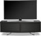 Homeology Caru Gloss Black Beam-Thru Remote Friendly Super-Contemporary D Shape Design 32-65 LED/OLED/LCD TV Cabinet