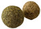 Croci Euphoria - Bolas de hierba gatera y Silvervine, juego de 2 bolas con hierba gatera y Silvervine prensada para gatos y cachorros, 3 cm