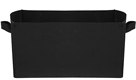 Pflanztasche, 1 Stück rechteckige Pflanztasche Gemüse, Vliesstoffe, die quadratische Tasche für den Garten pflanzt, Pflanzenblumen-Kinderzimmer-Pflanzgefäß für den Erdbeerblumenanbau(（40*30*20cm))