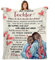 Kuscheldecke für Meine Tochter, An Meine Tochter Decke von Mama, Mutter Tochter Decke mit Spruch Deutsch (Blanket-New2-150x200)