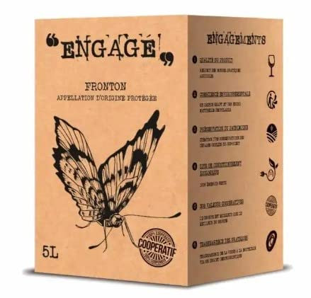 Vinovalie - BIB Fronton Vin Rosé Engagé 5 L - AOP Fronton Rosé