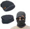 Tuofang Winter Warm Beanie Mütze und Loop Schlauchschal Set mit Fleece Gefütterte, Wintermütze und Loop Schal mit Dicke Fleecefutter, für Herren und Damen Wintermütze Halswärmer Strickset (H Grau)