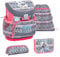 Belmil Mini-Fit Schulranzen Set 4 -teilig (405-33/AG/S) (Horse Aruba Blue)