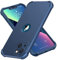 ORETECH per Cover iPhone 13 Mini, Custodie iPhone 13 Mini, [ 2 x Pellicola Protettiva Vetro Temperato] 2 in 1 Ultra Sottile Antiurto Hard PC Silicone Anti Graffio Cover per iphone 13 mini - Blu