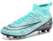 BLBK - Scarpe Professionali da Calcio Unisex, da Uomo, per attività all'aperto, Prato Artificiale, competizioni, Verde AG, 43 EU