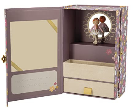 KALOO - Tendresse - Meine Spieluhr Valentine - Spieluhr für Kinder - Personalisierbar mit Tänzerin - Musikalische Früherziehung - Dès 3 ans, K200007